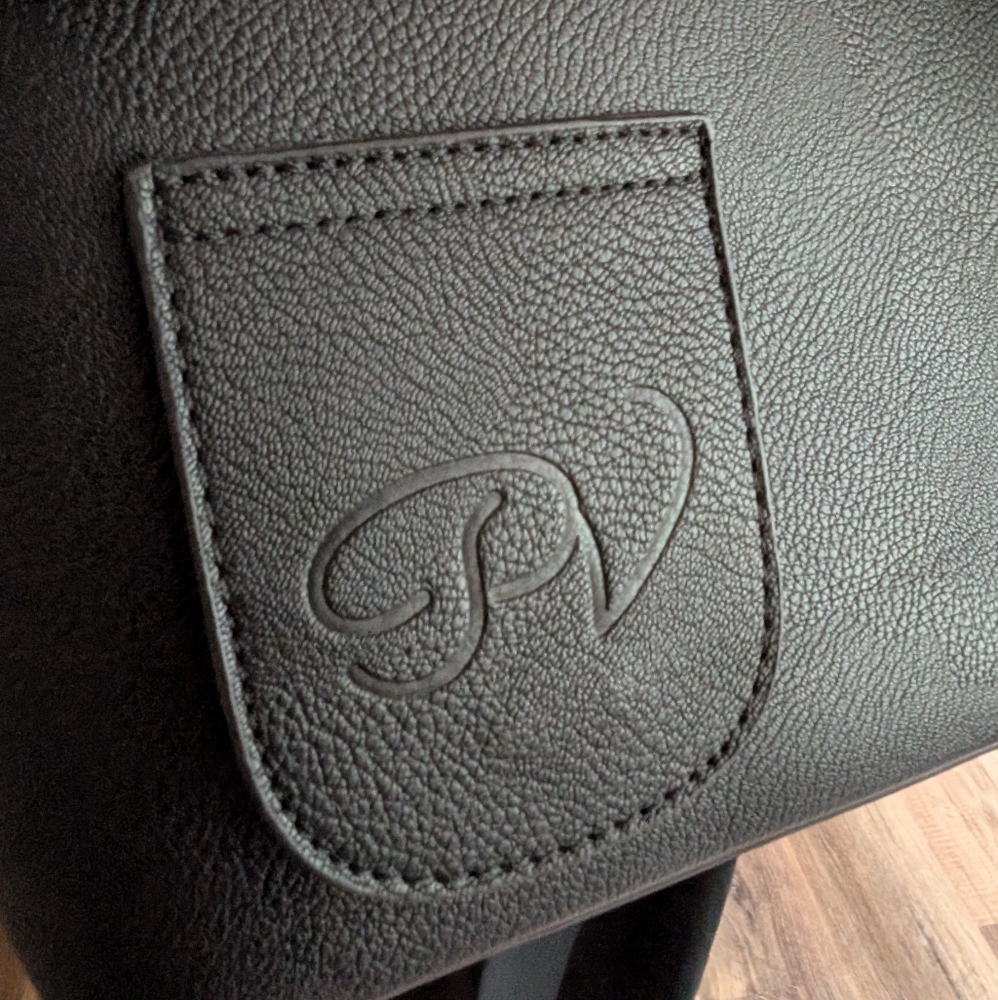 Porto Vino Wine Tote Bag In Classic Black NWT NEW WITH TAG - Picture 3 of 12